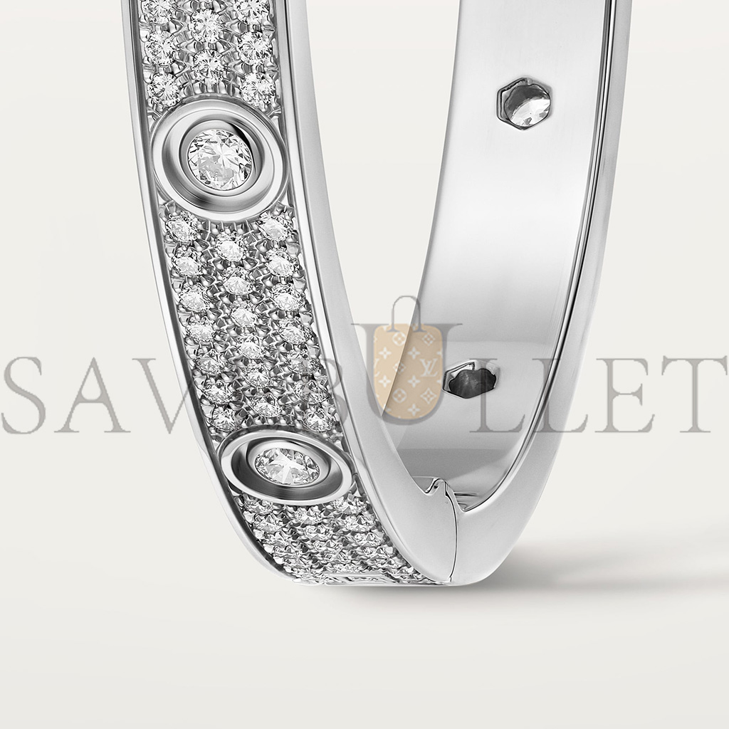 CARTIER LOVE BRACELET, DIAMOND-PAVED N6033602